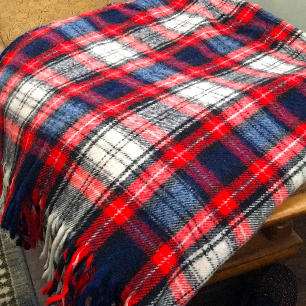 Wool throw